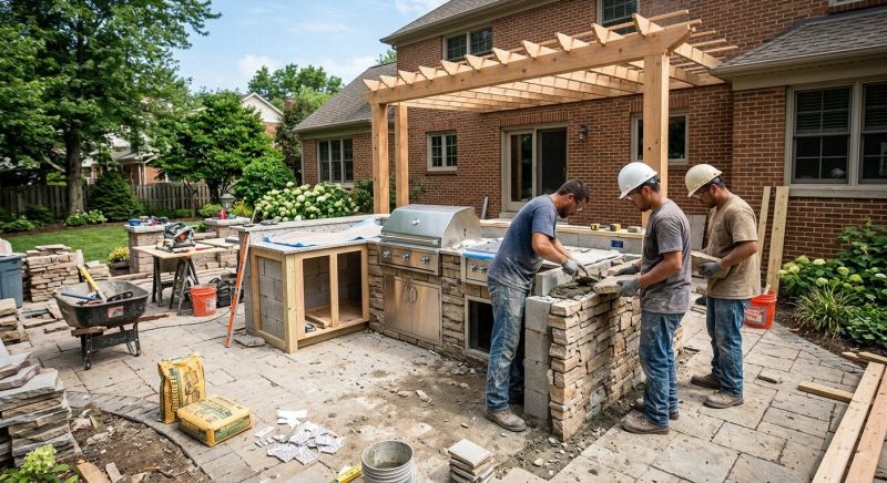 Outdoor Kitchen Renovation in Charleston, SC