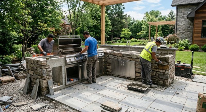 Outdoor Kitchen Renovation in Houston, TX