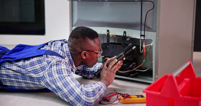Technician Performing Repair